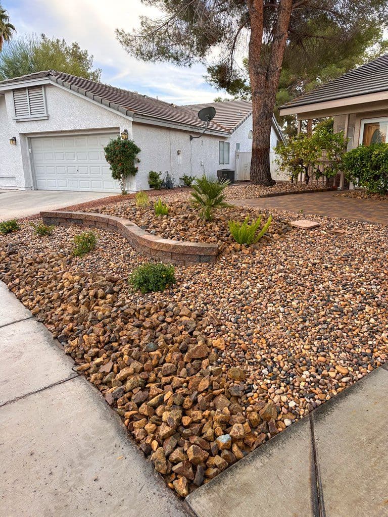 Front Yard Grass Conversion with the SNWA Water Smart Rebate